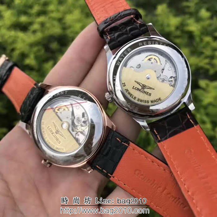 LONGINES浪琴 最新作品 精緻款男士腕表 WSS0492
